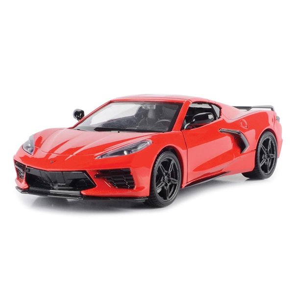 Play4Hours 2020 Chevrolet Corvette Stingray C8 Model Car, Red PL1691719